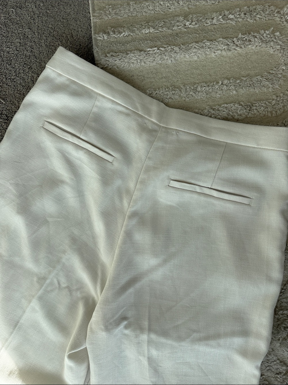 H&M Wide-Leg linen Pants in Off-White - Picture 6 of 7